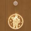 Christmas Decorative Neon LED Light Strings 3D Letter Suction Cup Hanging Lamp Acrylic Pendants Room Atmosphere Colored Lights