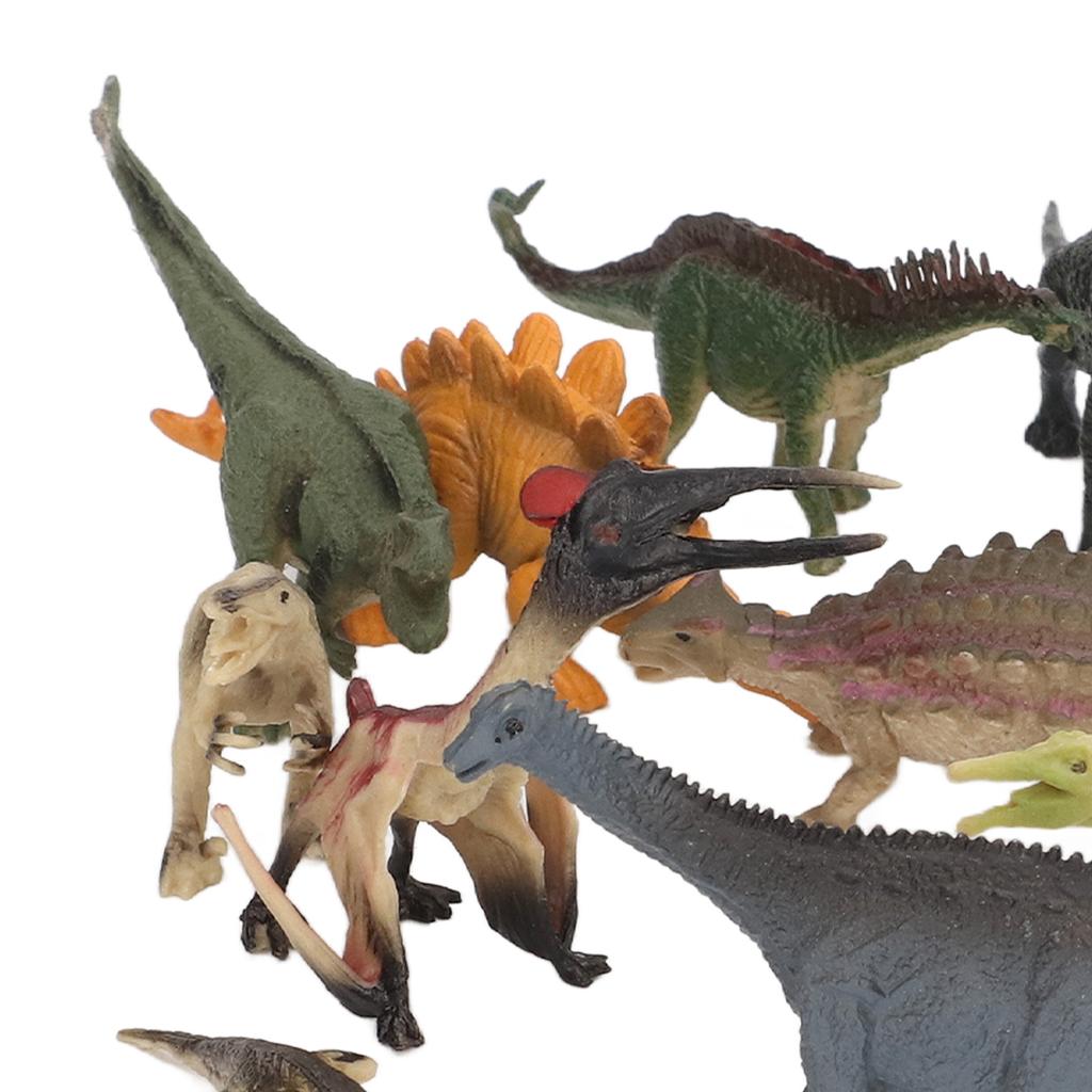12 Pezzi Mini Figure di Dinosauri Simulazione Statica Giocattolo Ornamento per Bambini