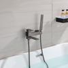 Bathtub Faucets Set Gun Gray Chrome Wall Mounted Bathroom Shower Faucets  Set Faucet Mixer Black Mixer Set Crane Brush Gold