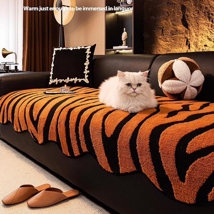 Special-shaped Irregular Sofa Cushion, New Autumn and Winter Plush Sofa Cover Cloth Towel, Light Luxury, Advanced Sense, Anti-cat Scratch