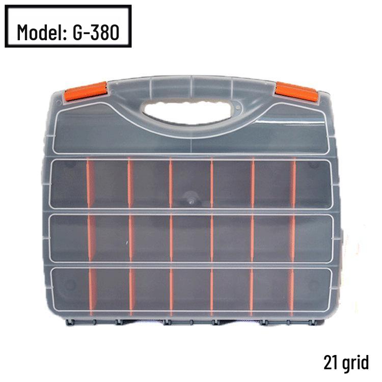 Medium Portable Transparent Plastic Hardware Storage Box