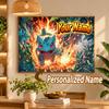 Bulbasaur Custom Name Diamond Painting Personalized 5D Full Drill DIY Diamond Art Home Decor