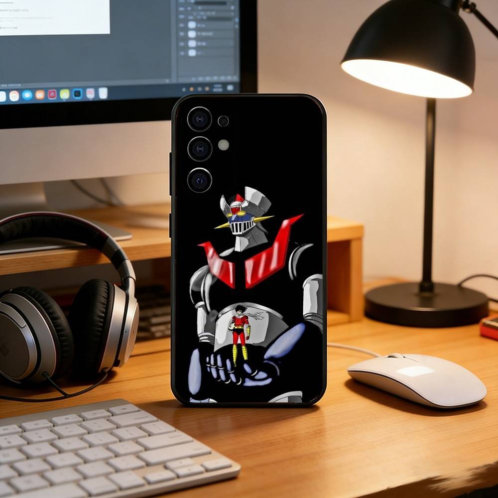 Anime M-Mado K-King Granzort Phone Case For Samsung S25,S24,S21,S22,S23,S30,Ultra,S20,Plus,Fe,Soft Silicone Black Cover
