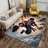Anime Style Hero with Lightning suitable as a non-slip mat for the living room or bedroom sofa