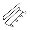 Seamless Sticker Versatile Rack Storage Hanger Hook Holder traceless Black