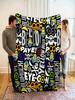 Warm Soft Minions Character Throw Blanket for Sofa Bed in  Sizes for Kids  Adults