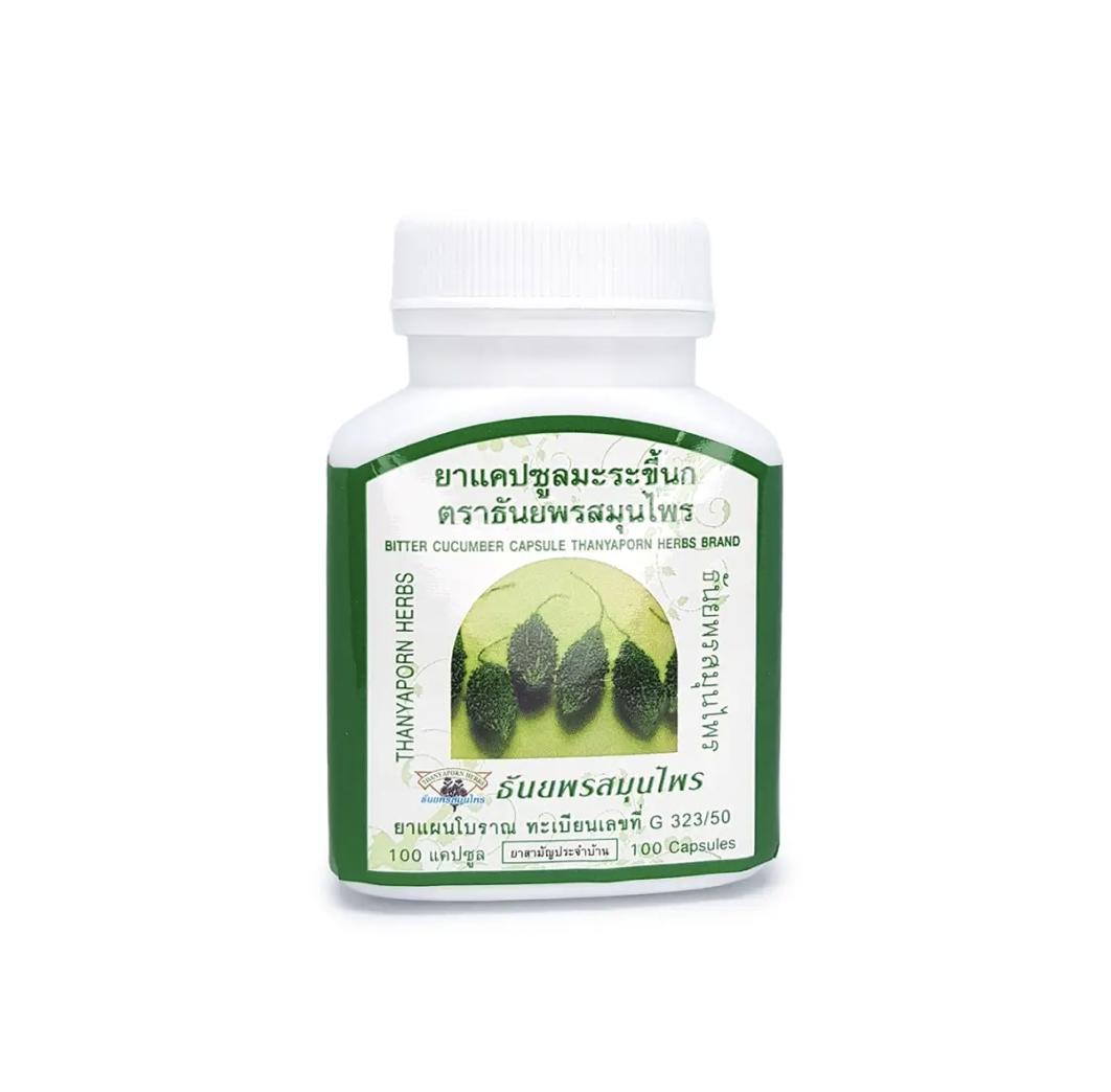 

Thanyaporn Herbs Дикий или горький огурец, 100 капсул 100 capsules 6pcs