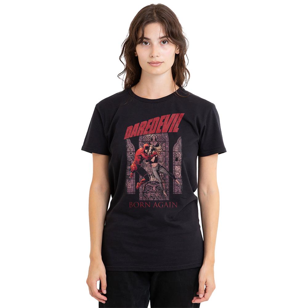 Daredevil Womens/Ladies Born Again Comic Cover T-Shirt