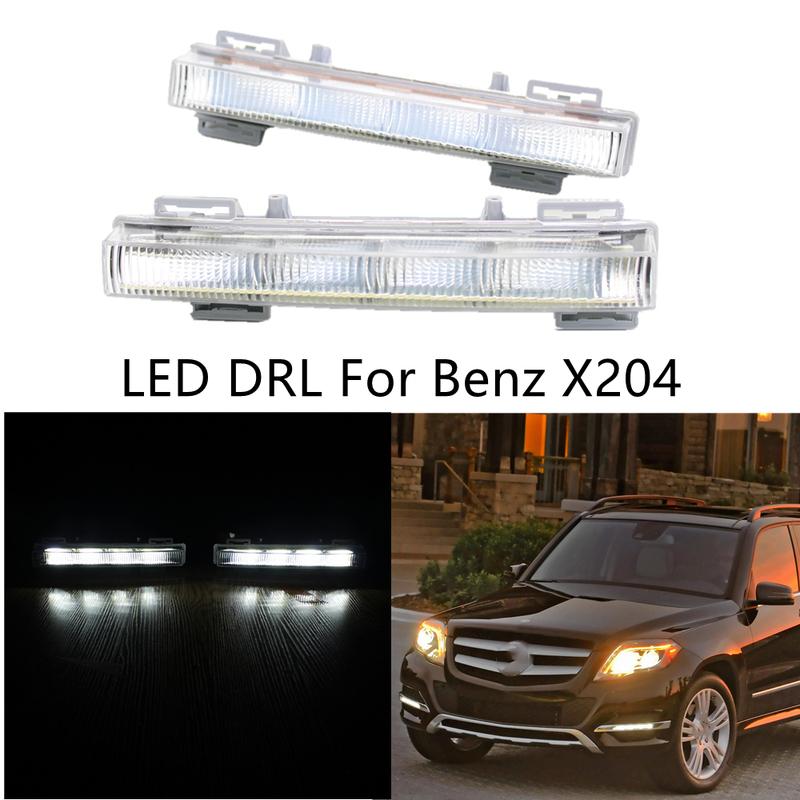 

For Mercedes Benz X 204 GLK-Classic 2008 2009 2010 2011 2012 2013 2014 2015 Car-styling LED DRL Daytime Running Light Passenger side