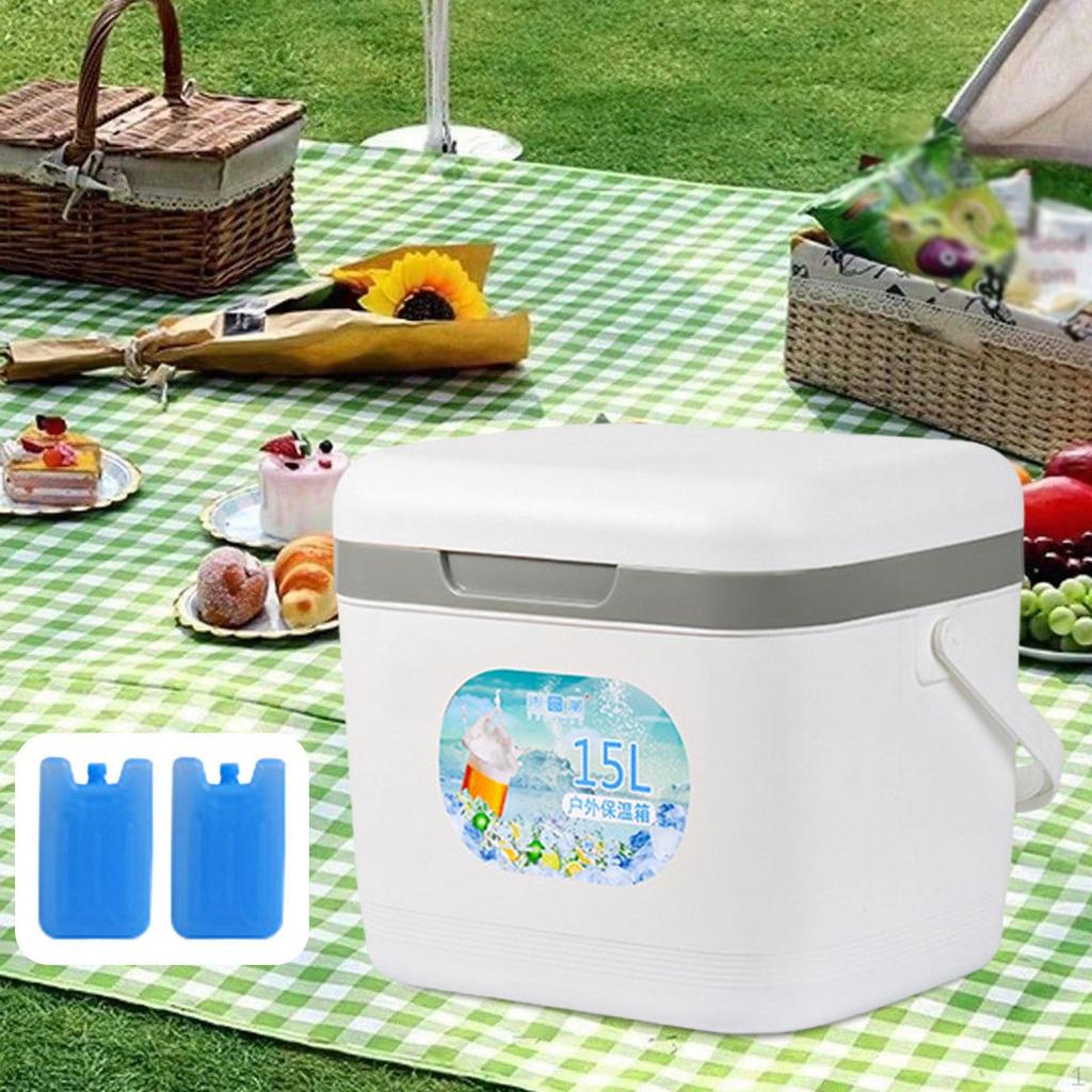 Portable Cooler Box Keeps Ice Up To 3 Days 15L for Men Women Parties Camping