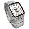 [Casio] Standard Moon Phase Analog Men's Watch MTP-M305D-7A2V - Silver Metal Band