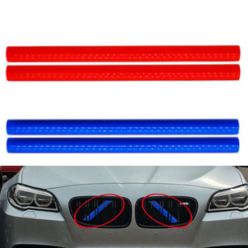 Car Front Grille V Brace Wrap Trim Strips Frame Sticker For BMW F32 F33 F34 F36 F40 F44 G29 M Sport Styling Exterior Accessories