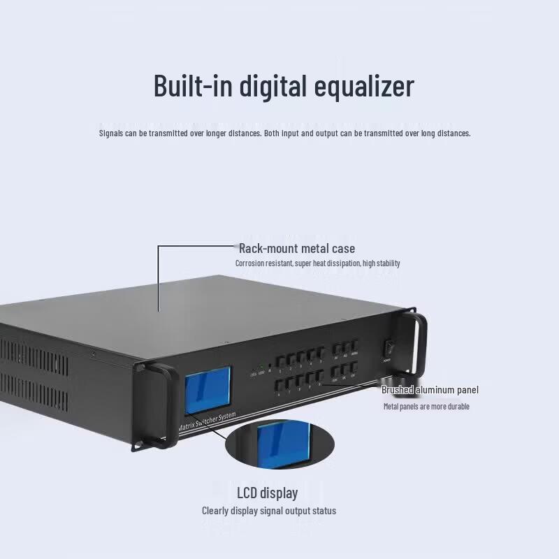 High-Definition Video Hybrid Matrix 2U Chassis
