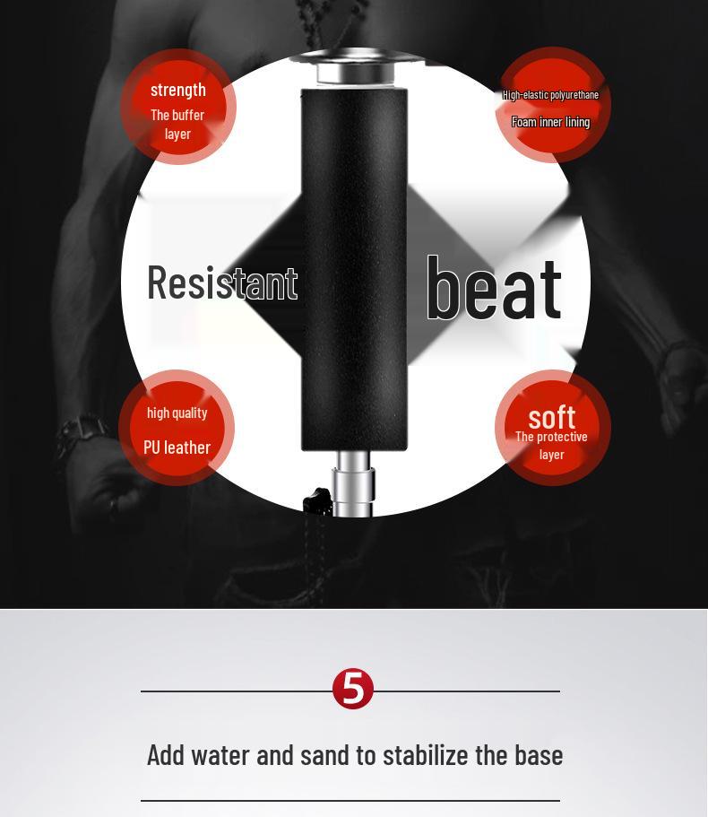 Boxing Reaction Target Trainer: Rotating Vertical Stick for Adults & Kids