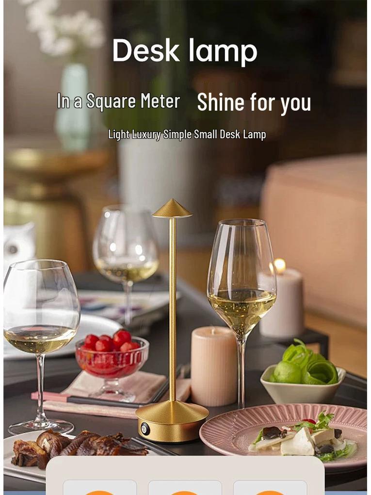 American Style LED Night Light - Creative Decorative Bedside Lamp for Restaurant or Study