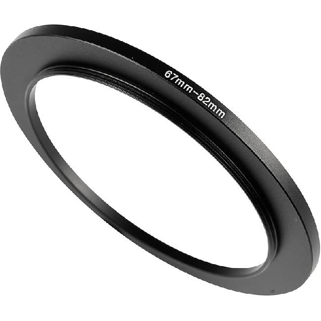 72-77mm Metal Step-Up/Down Ring Adapter Compatible with Mirrorless Cameras DSLR Lens, UV CPL ND Filter Thread Converter, Black