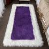 New Wave Faux Wool Rug: Bedroom, Living Room & Bay Window Mat with Long Pile