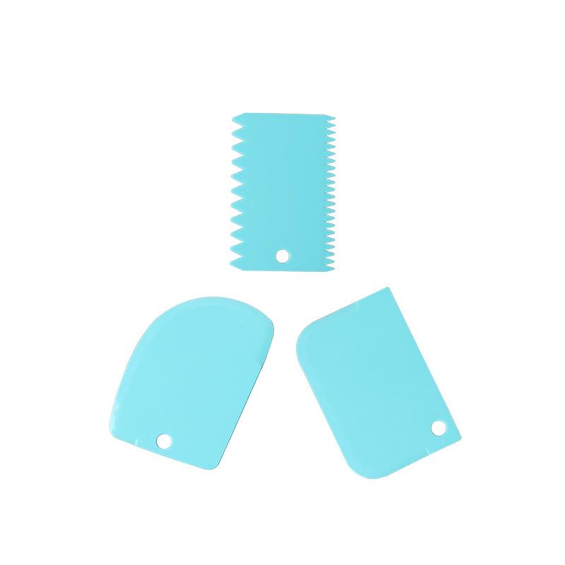 3pcs/Set Cake Bread Slicer Baking Pasty Tools Baking Tools for Cakes Dough Cutter Scraper Cake Blade Silicone Spatula