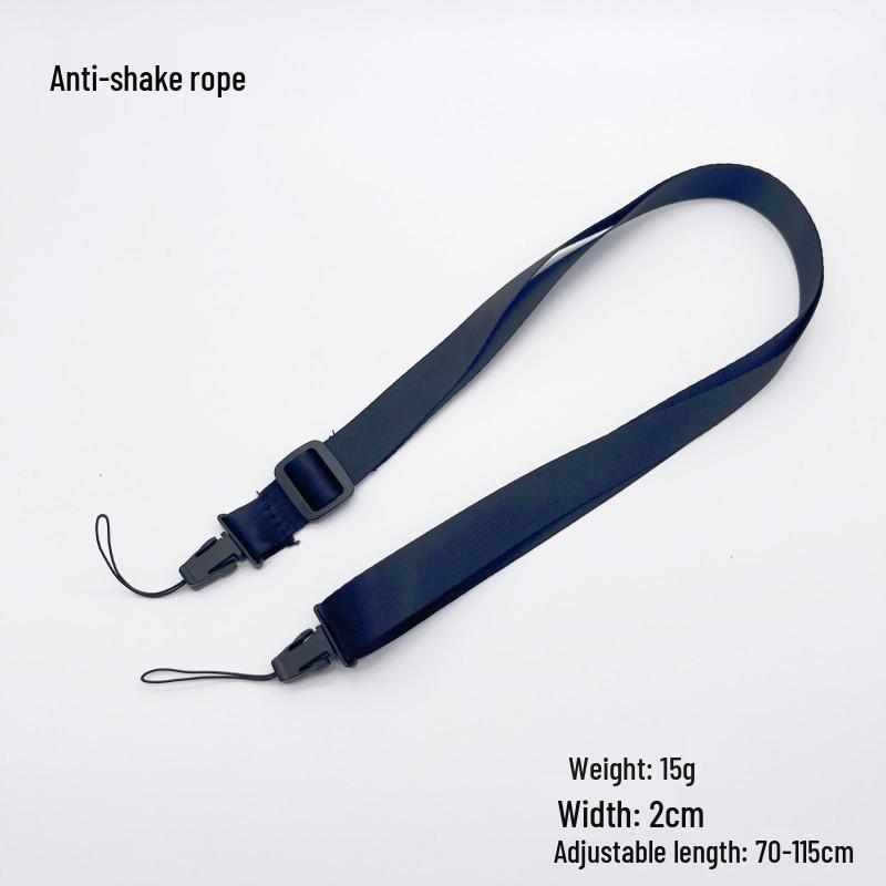 Adjustable Action Camera Chest Mount for Live Streaming & Cycling, Anti-shake Phone Holder with Dual Head Strap Anti-Shake Rope