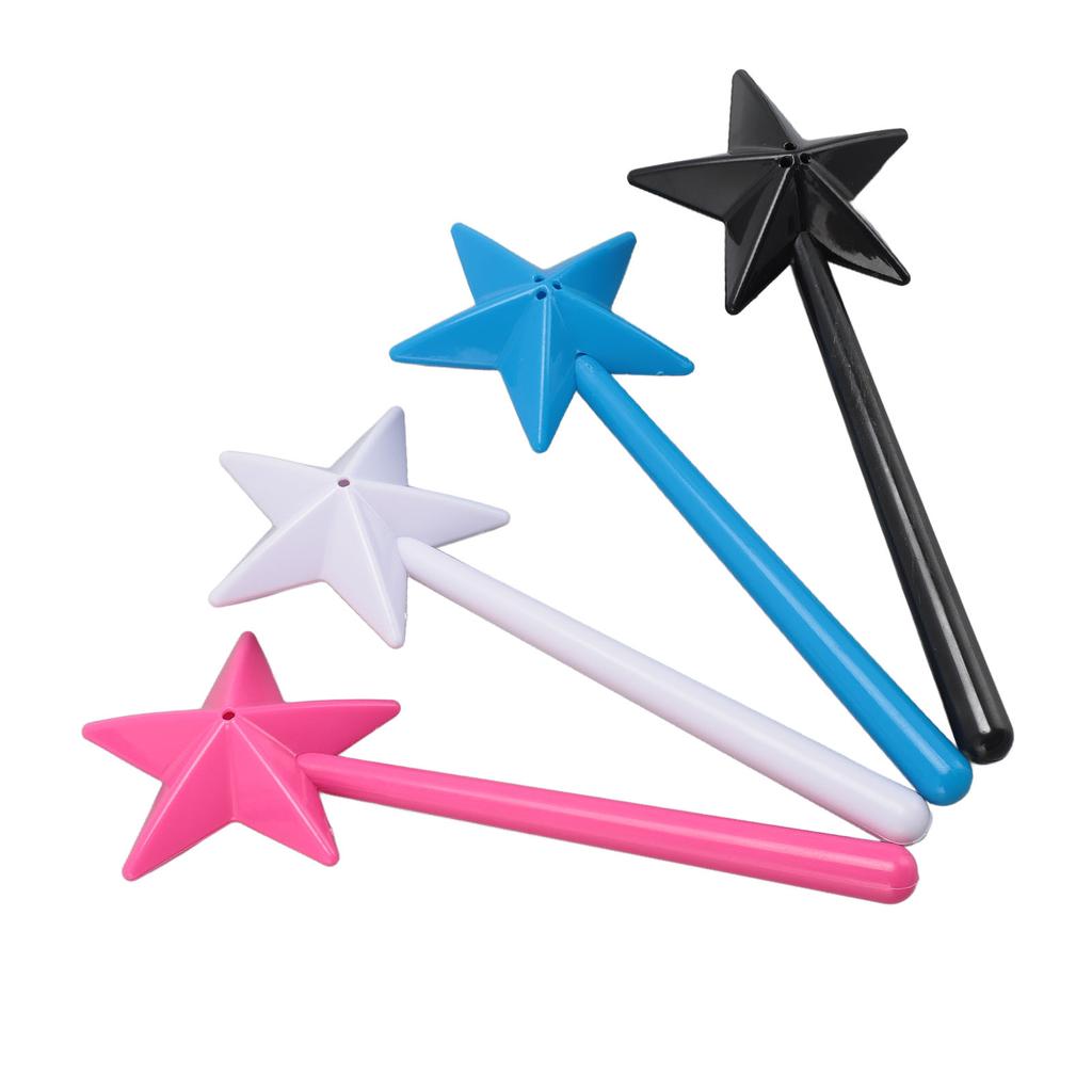 4 stk salt og pepper shaker stav etterfyllbar 3 små hull krydder shaker Stars Stick for kjøkken