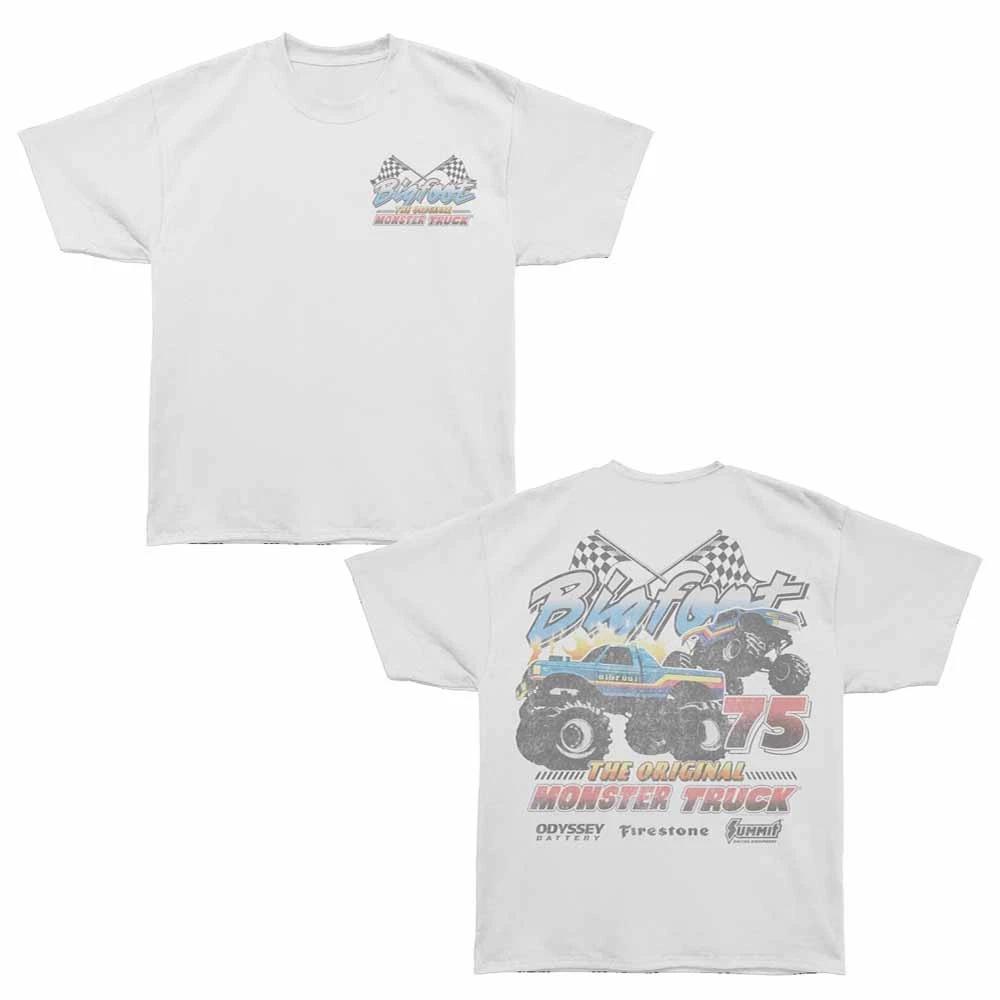 Bigfoot - Two Trucks 92 - Bronx Oversized Short Sleeve Children's T-shirt - White