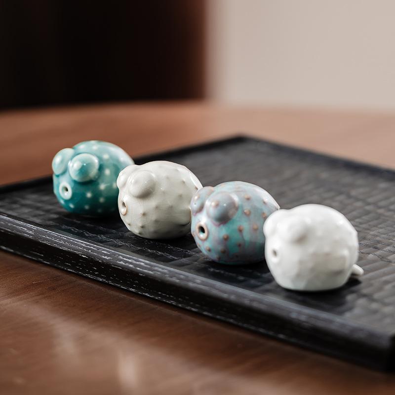 1 buc Pește de Ceai Bule Desen Animat Ceramică Cana de Ceai Peștișor Scuipă Bule Cana de Apă Cadou Amuzant Decor Acasă Accesorii Ceai