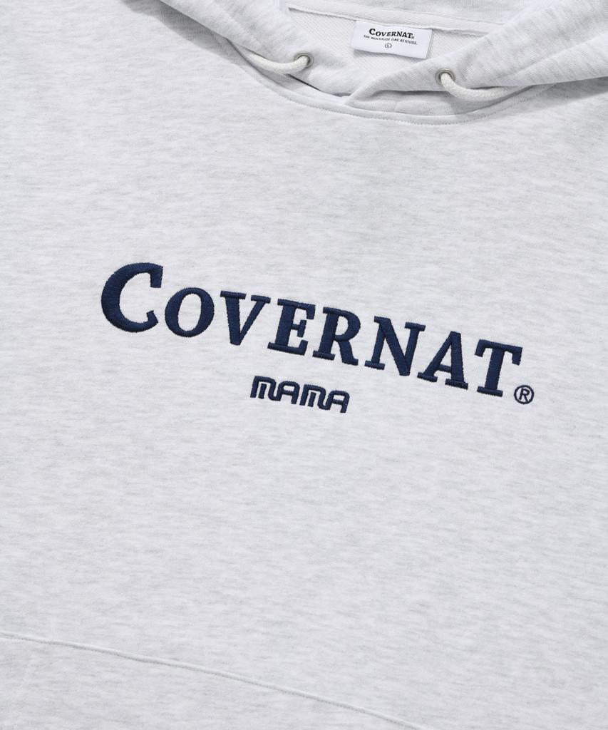 [Covernat X Mama] Graphic Hoodie Heather Gray