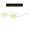 1Pc Retro Mini Sunglasses Round Men Plastic Frame Gold Black Red Small Round Framed Sun Glasses Popular Color Lens Sunglasses