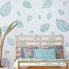 Artistic Fresh Leaf Wall Sticker Self-Adhesive Removable for Bedroom Living Room Background Wall Decoration