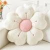 Soft Plush Daisy Flower Throw Pillow - Cozy Decorative Cushion for Bed & Sofa, White/Pink, Adorable Floral Desig