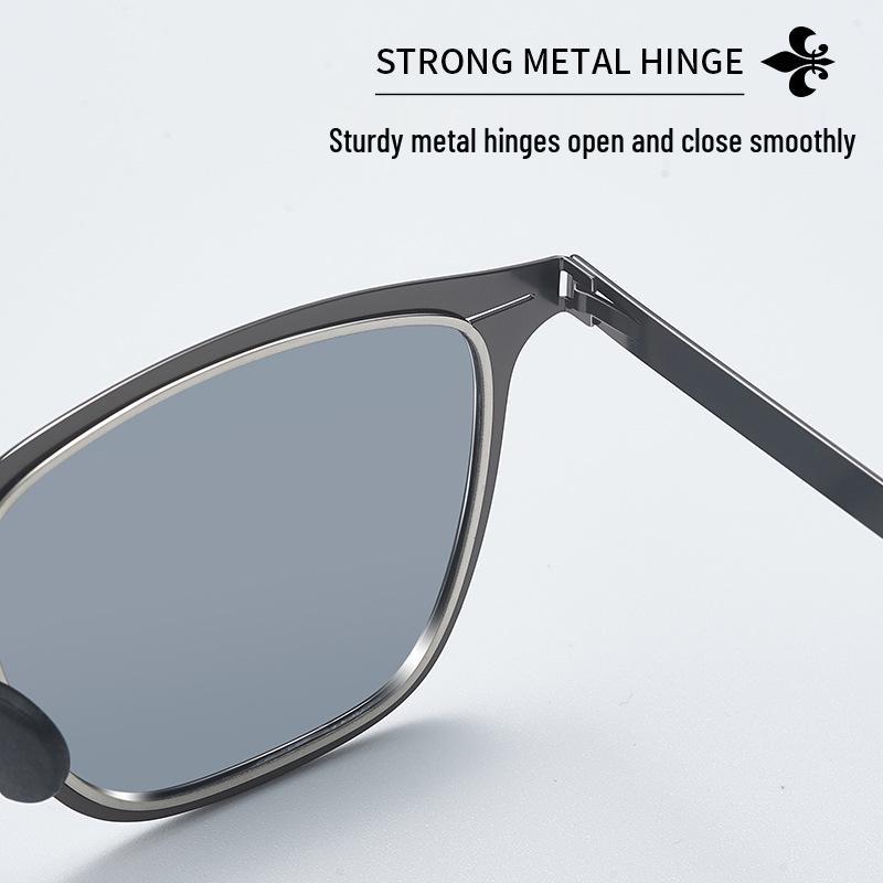 Lightweight Foldable Polarized Sunglasses with Anti-Lost Design - Perfect for Fashionable Outings.