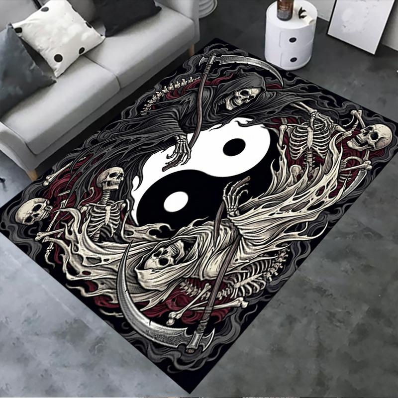 2025 New Death Carpet Rug for Living Room Bedroom Home Sofa Decoration,Kids Play Non-slip Floor Mat57