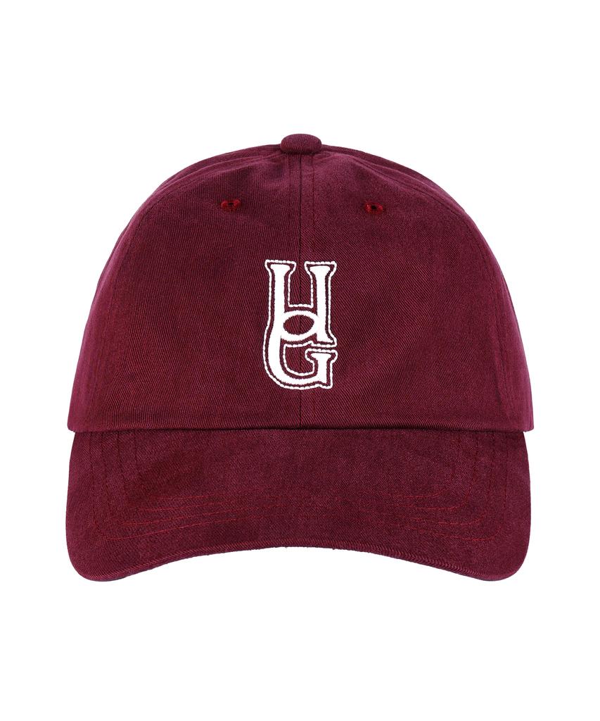 Yunibeoseugameonteu Essential Logo Ball Cap_Burgundy