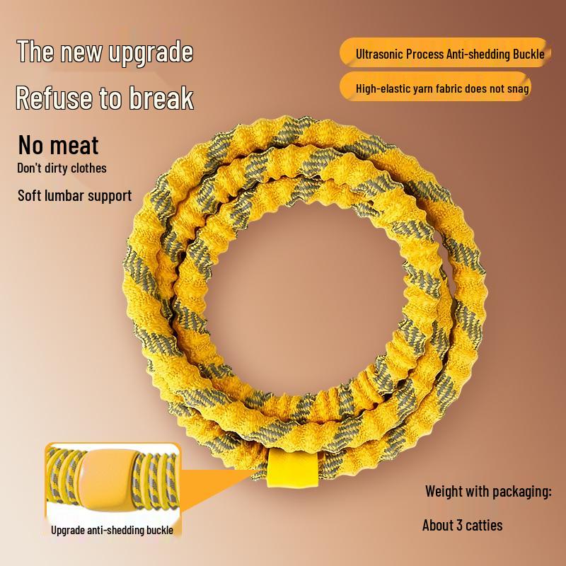 

Silent Spring Soft Hula Hoop: Belly Slimming, Waist-Safe, Fully Enclosed Weighted Hoop