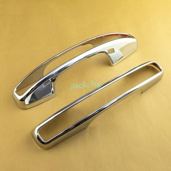 2018- Ford Expedition Chrome Keyless Door Handle Cover Trims For Ford Expedition | Silver | Polished Chrome | Adhesive | Self-Adhesive | China | 1