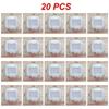 10/20pcs Small Boxes Square Transparent Plastic Box Jewelry Storage Case Finishing Container Packaging Storage Box For Earrings