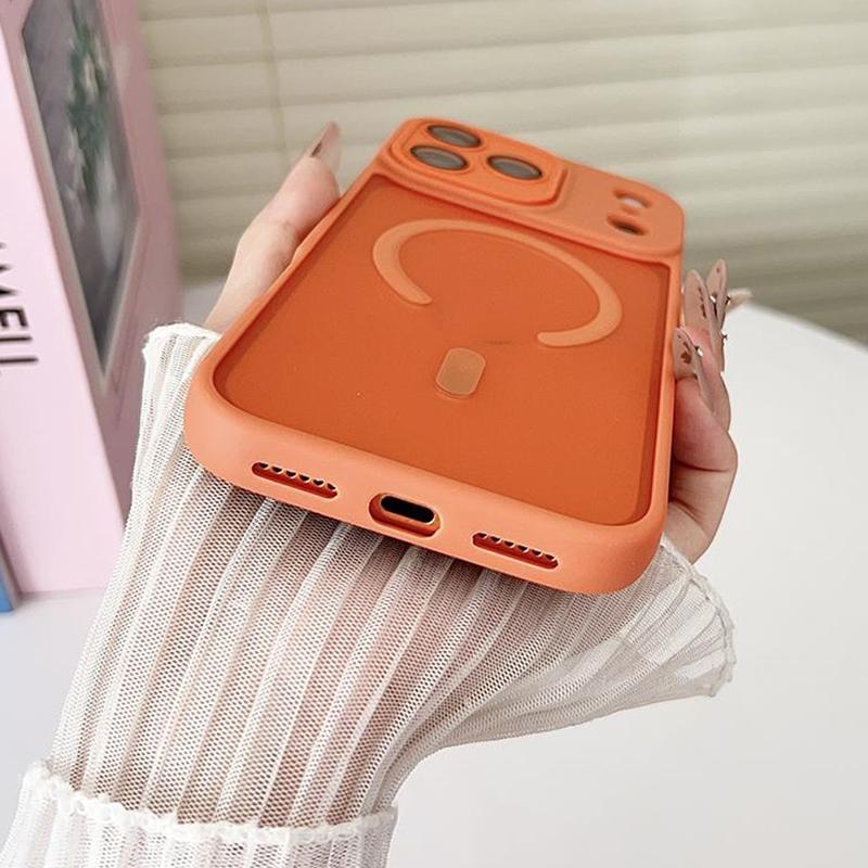 Luxus Panzer Stoßfest Magnetisch fürMagsafe Hülle für iPhone 17 pro Max plus Kabelloses Laden Kompatibel Matt Durchscheinend PC Capa