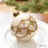 Durable Glass Christmas Ball Set 8cm 6 Colors Xmas Ornament Ball Suspensable Xmas Baubles Party