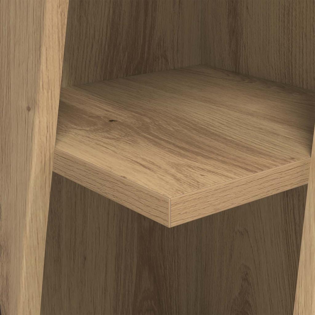 Artisan Oak Corner Cabinet 27.5 x 27 x 102 cm Particleboard