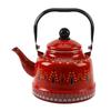 Shangqi Fiery Red 2.5L Ceramic Ancient Bell Pot