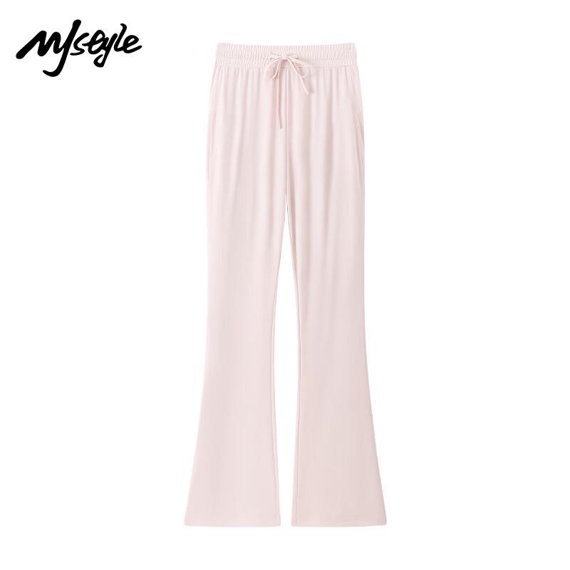 MJ STYLE Women s Ice Silk Micro Flare Sun Protection Pants M