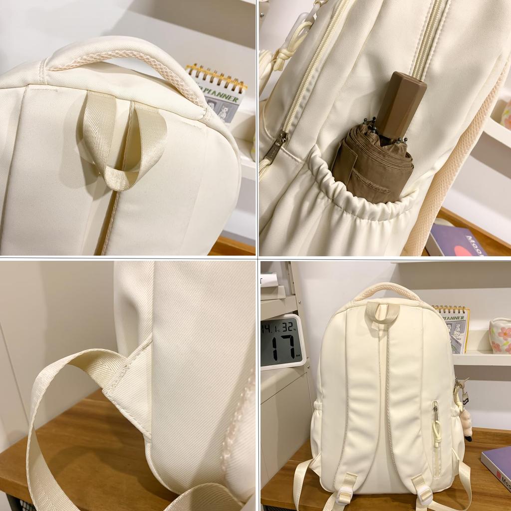 ZESU Women's Ita Bag, Large Capacity, Korean Style, PVC Backpack, Transparent, Perfect for Commuting, School, Elementary School, and High School