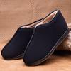 Old Beijing Cloth Shoes Winter Men's Cotton Shoes Velvet Casual Cotton Boots Warm Feet Old Man Shoes Dad Shoes