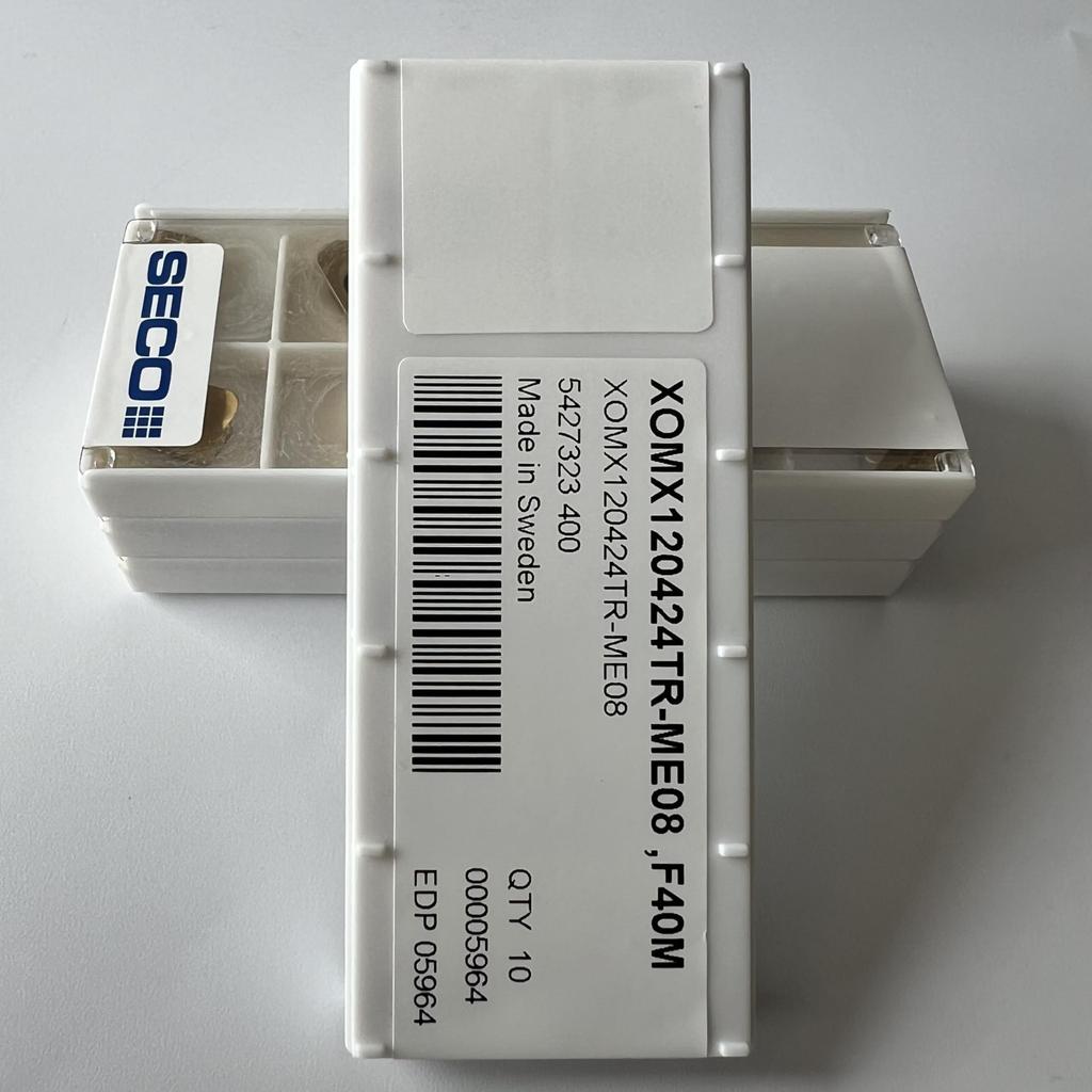 SECO / XOMX120424TR-ME08,F40M / Original genuine CNC alloy blade 10 Pcs