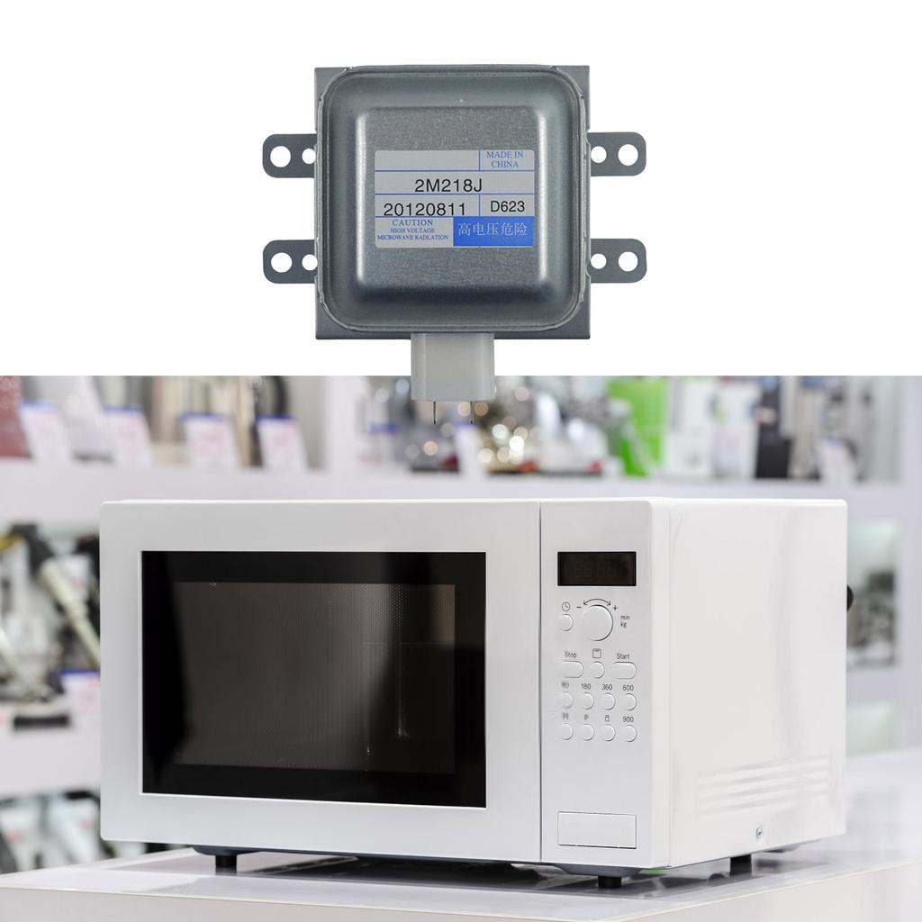 2M218J Microwave Generator 800W Microwave Magnetron Microwave Emitter Metal Texture Suitable for Efficient Cooking