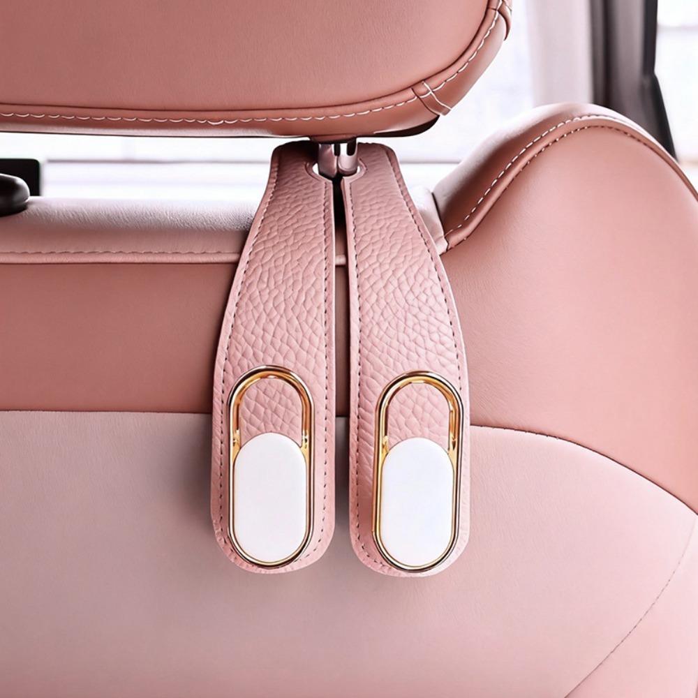 Double Hooks Car Seat Hook Leather Car Organizer Hook New Seat Back Hook  Vehicles