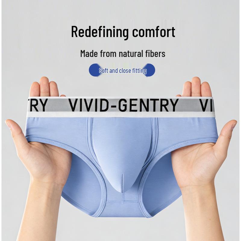 Men's Breathable U-Convex Pouch Triangle Underwear with Waistband
