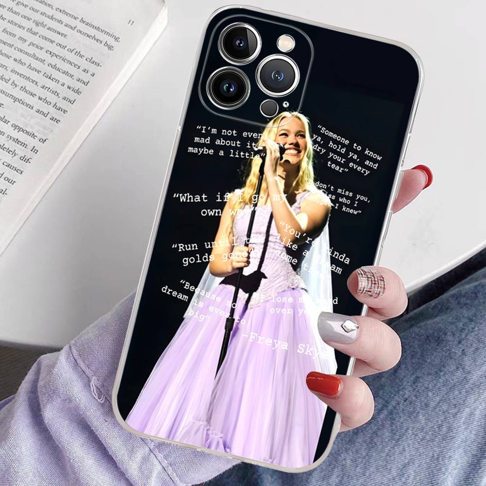 Sänger F-Freya Skye Passend für IPhone 16 15 Promax Handyhülle IPhone 14 11 12 High End 13 Pro Silikon