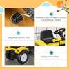 Children's Wheel Loader, Movable Shovel, Horn, Pedal Drive, Ages 3+, Metal Frame, Yellow, 114 X 41 X 52 Cm