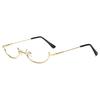 Half-Rim Y2K Japanese-Style Glasses Frame - Women's Cute Anime Soft Girl Cosplay Style.
